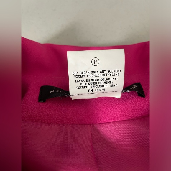 Vintage early 2000s work wear suit combo, sheath dress and jacket.Barbiecore! - Picture 12 of 13